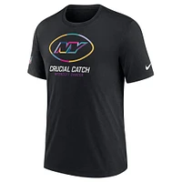 T-shirt Nike noir pour homme New York Jets 2024 NFL Crucial Catch