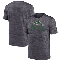 T-shirt Nike New York Jets Blitz Velocity Modern Performance pour homme, noir