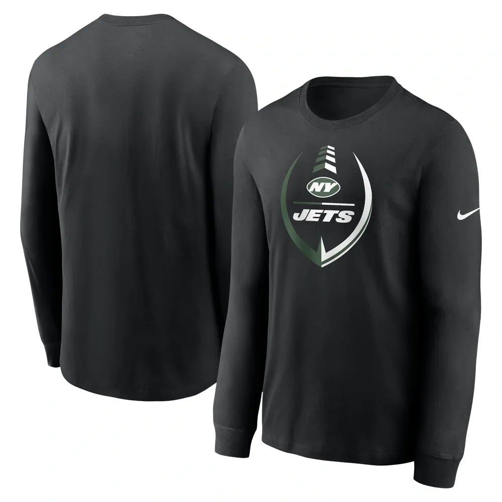 Nike Men's Nike Black New York Jets Icon Legend Long Sleeve Performance T- Shirt