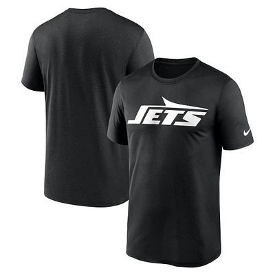 T-shirt Nike Performance pour homme avec logo Legend des New York Jets noir