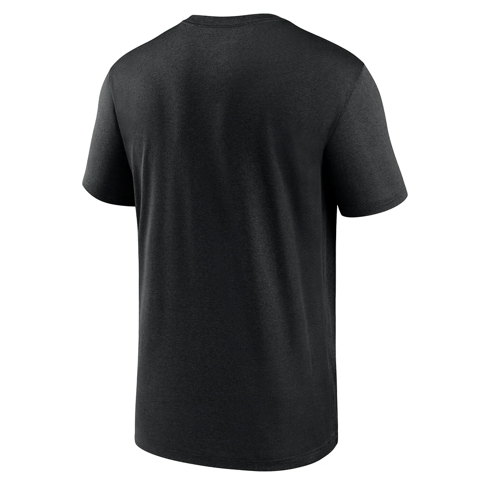 T-shirt Nike Performance Primetime Legend Wordmark pour homme, noir, New York Jets