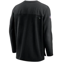 Men's Nike Black New York Jets Sideline Half-Zip UV Performance Jacket