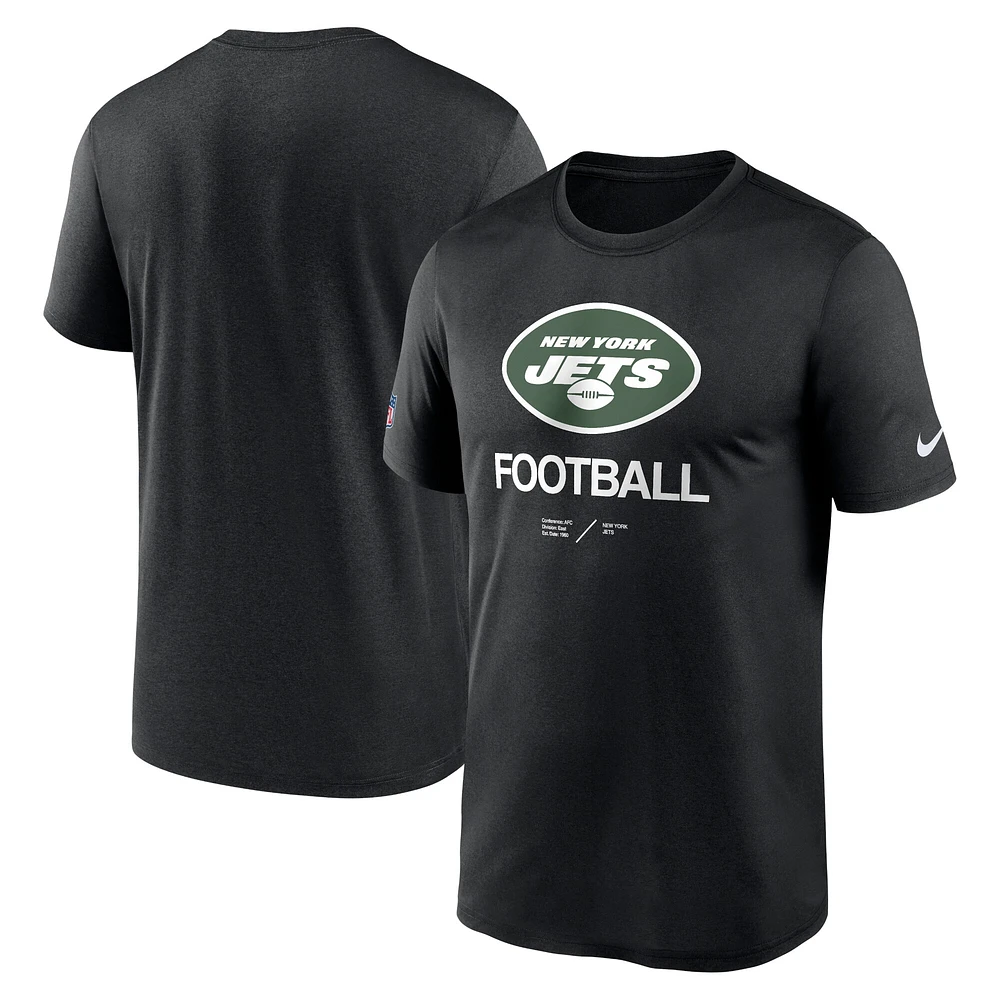 Men's Nike New York Jets Sideline Infograph Performance T-Shirt