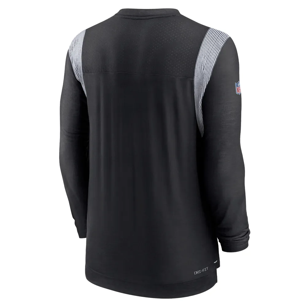 New York Jets Nike Sideline Performance Long Sleeve T-Shirt - Black