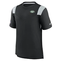 T-shirt Nike Performance Player pour homme avec logo ton sur la ligne de touche des New York Jets noir