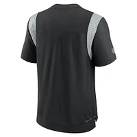 T-shirt Nike Performance Player pour homme avec logo ton sur la ligne de touche des New York Jets noir