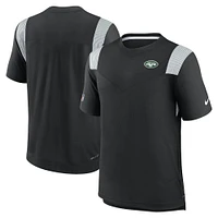 Men's Nike Black New York Jets Sideline Tonal Logo Performance Player T-Shirt