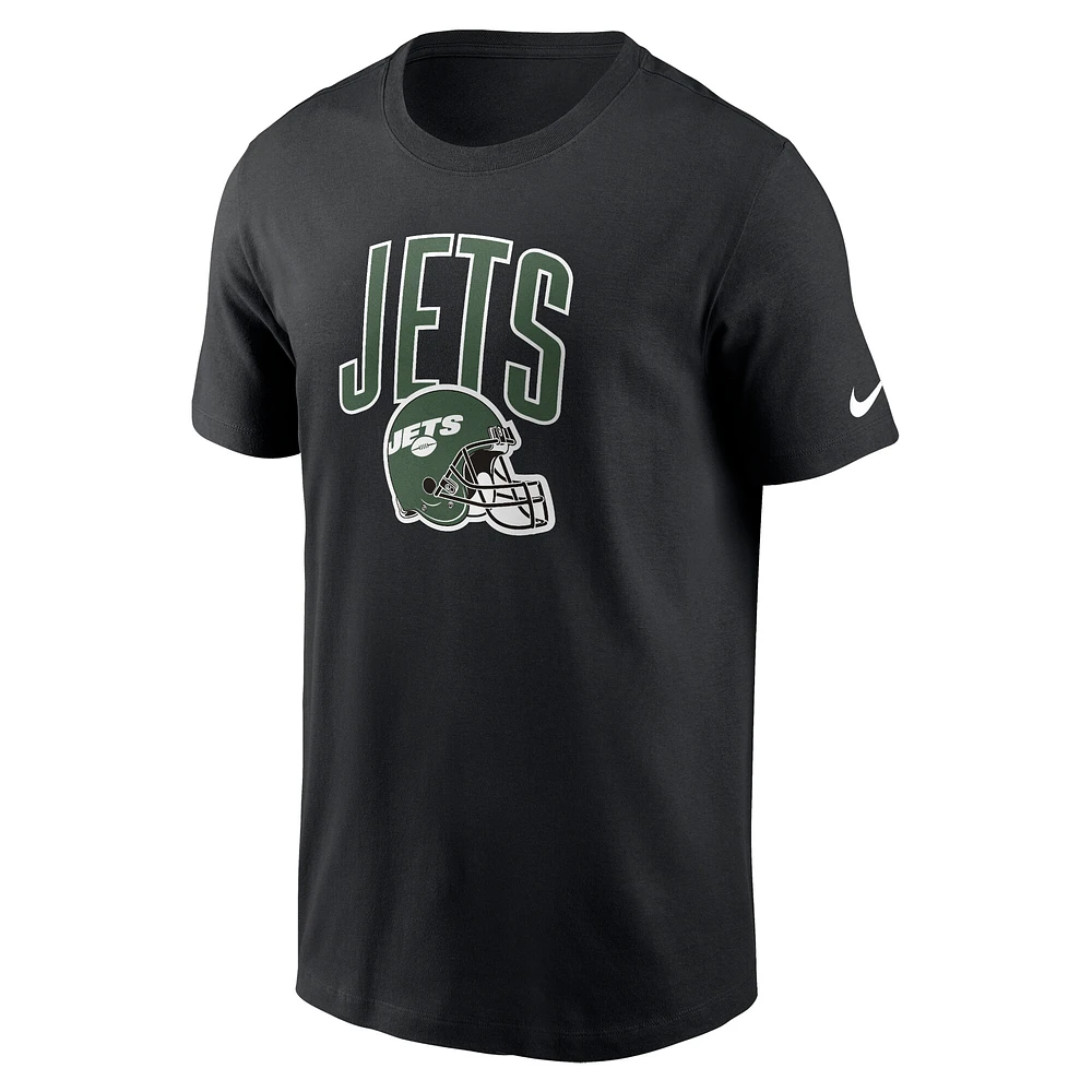 T-shirt Nike New York Jets Team Athletic noir pour homme