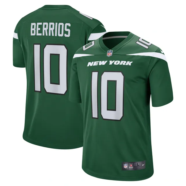 Lids Braxton Berrios New York Jets Nike Game Jersey - Gotham Green