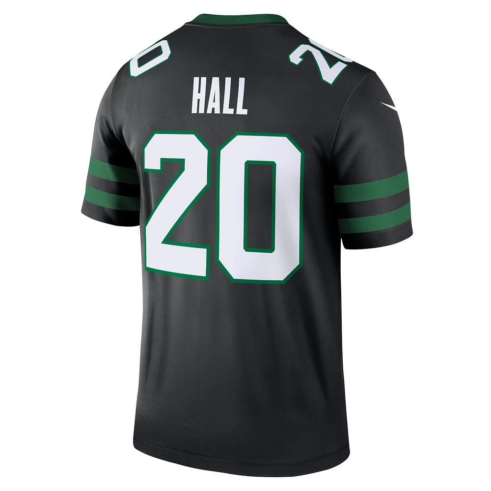 Men's Nike Breece Hall Black New York Jets Alternate Legend Jersey