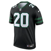 Haut de performance Nike Breece Hall pour homme, noir, New York Jets Alternate Legend Player