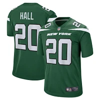 Maillot de match joueur des New York Jets Nike Breece Hall vert pour homme