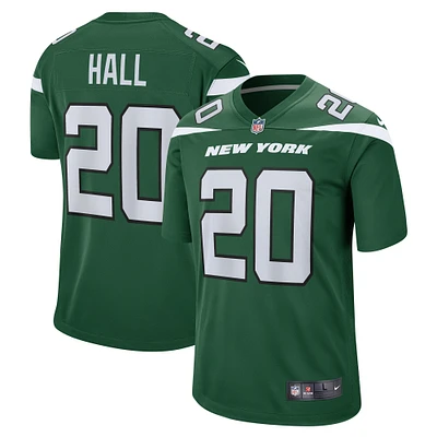 Men's Nike Breece Hall Green New York Jets Player Game Jersey