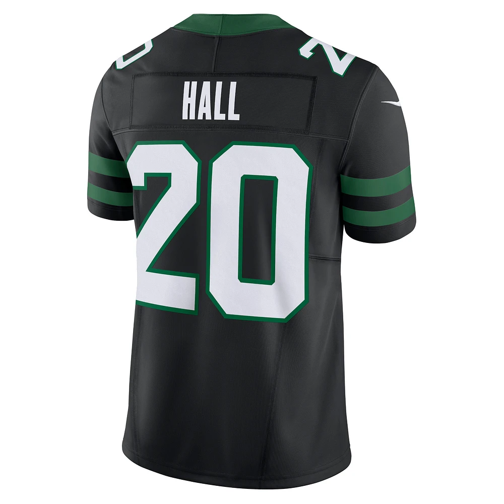 Men's Nike Breece Hall Legacy Black New York Jets Alternate Vapor F.U.S.E. Limited Jersey