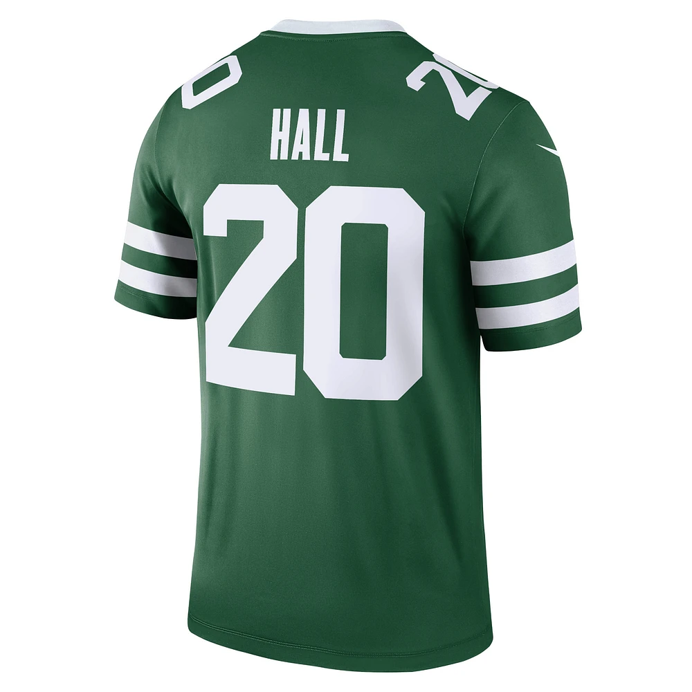 Haut de performance Nike Breece Hall Legacy Green pour homme des New York Jets Legend Player