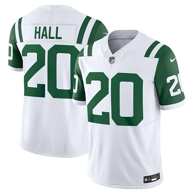 Nike Breece Hall pour hommes Blanc New York Jets Classic Alternate Vapor F.U.S.E. Maillot limité