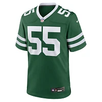 Maillot de jeu d'équipe Nike Chazz Surratt Legacy Green New York Jets pour homme