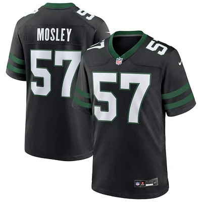 Maillot de match alternatif Nike C.J. Mosley Legacy Black New York Jets pour homme