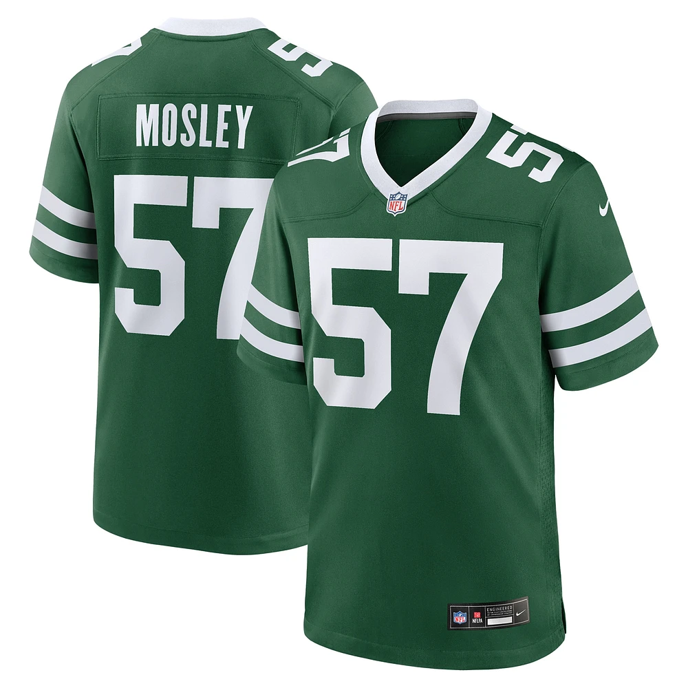 Men's Nike C.J. Mosley Legacy Green New York Jets Team Game Jersey