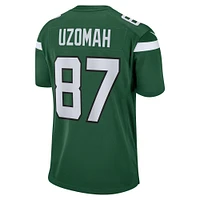 Maillot de match joueur Nike C.J. Uzomah Gotham vert New York Jets pour homme