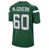 Maillot de match Nike Connor McGovern Gotham vert New York Jets pour homme