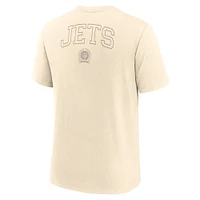 Men's Nike Cream New York Jets Glory Tri-Blend T-Shirt