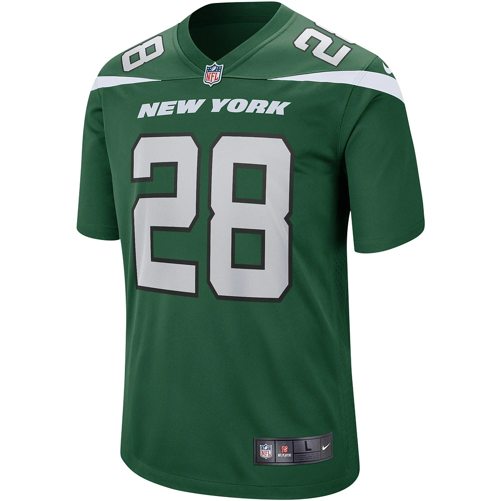 Maillot de joueur retraité Nike Curtis Martin Gotham Green New York Jets Game pour homme