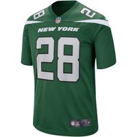 Men's Nike Curtis Martin Gotham Green New York Jets Game Retired Player Jersey