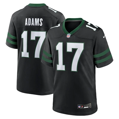 Maillot de match alternatif Nike Davante Adams Legacy Black New York Jets pour homme