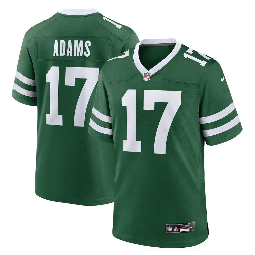 Maillot de match Nike Davante Adams Legacy Green New York Jets pour homme