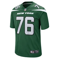 Men's Nike Duane Brown Gotham Green New York Jets Team Game Jersey