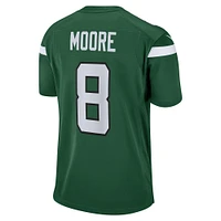 Maillot de match des New York Jets Nike Elijah Moore Gotham vert pour homme