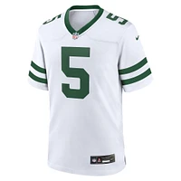 Maillot de match Nike Garrett Wilson Legacy pour hommes, blanc, New York Jets