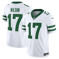 Nike Garrett Wilson Legacy pour hommes, blanc, New York Jets Vapor F.U.S.E. Maillot limité