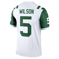 Men's Nike Garrett Wilson White New York Jets Alternate Legend Jersey