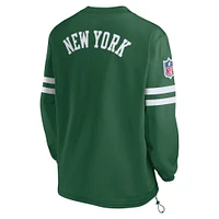 Men's Nike  Green New York Jets 2023 Sideline V-Neck Pullover Windshirt