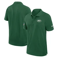 Polo Nike Sideline Performance vert New York Jets 2024/25 pour homme