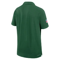 Polo Nike Sideline Performance vert New York Jets 2024/25 pour homme