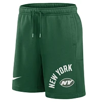 Short de kicker arqué Nike New York Jets pour homme vert