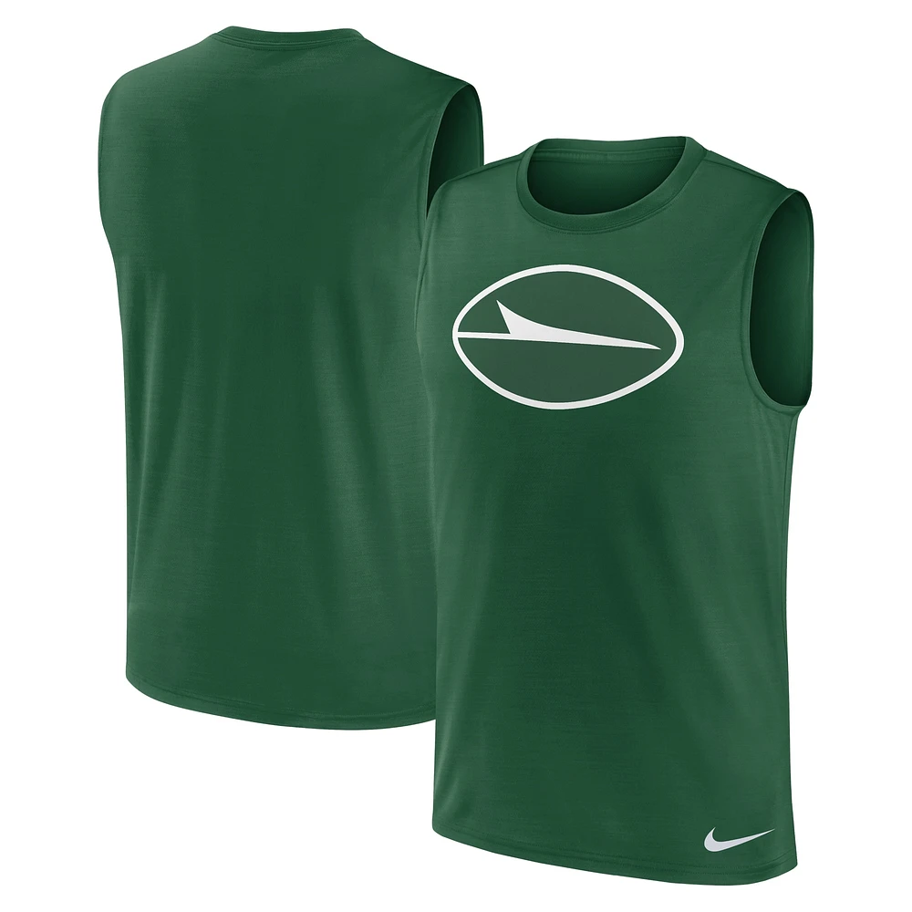 Débardeur Nike vert New York Jets Blitz Legend Muscle Perform pour homme