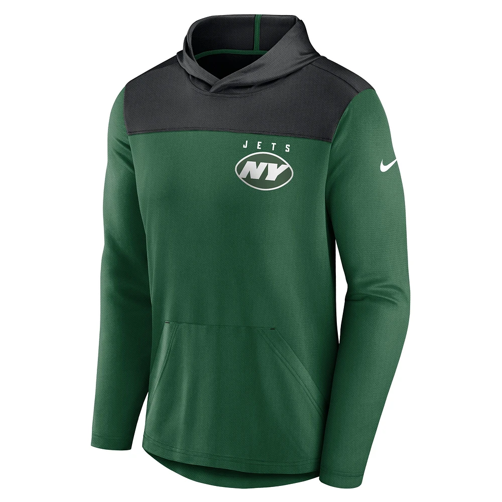 Sweat à capuche Nike pour hommes, vert, New York Jets, Fan Gear
