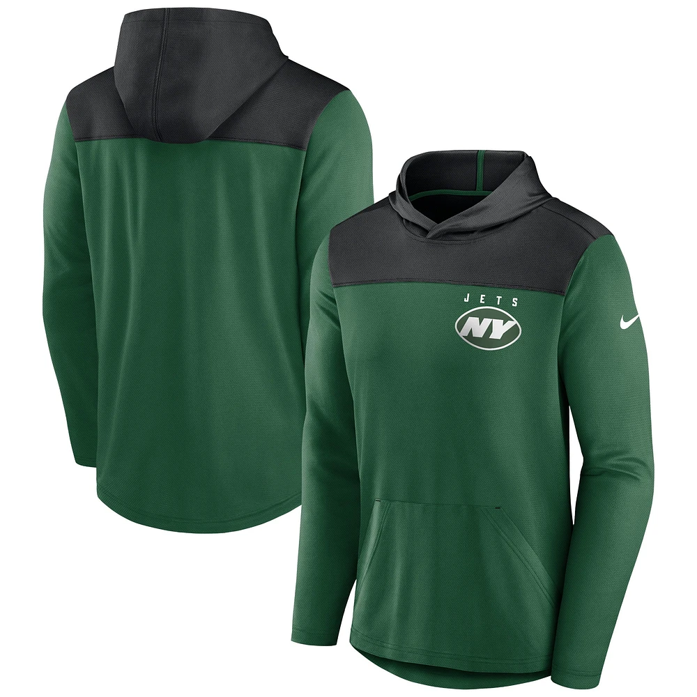 Sweat à capuche Nike pour hommes, vert, New York Jets, Fan Gear