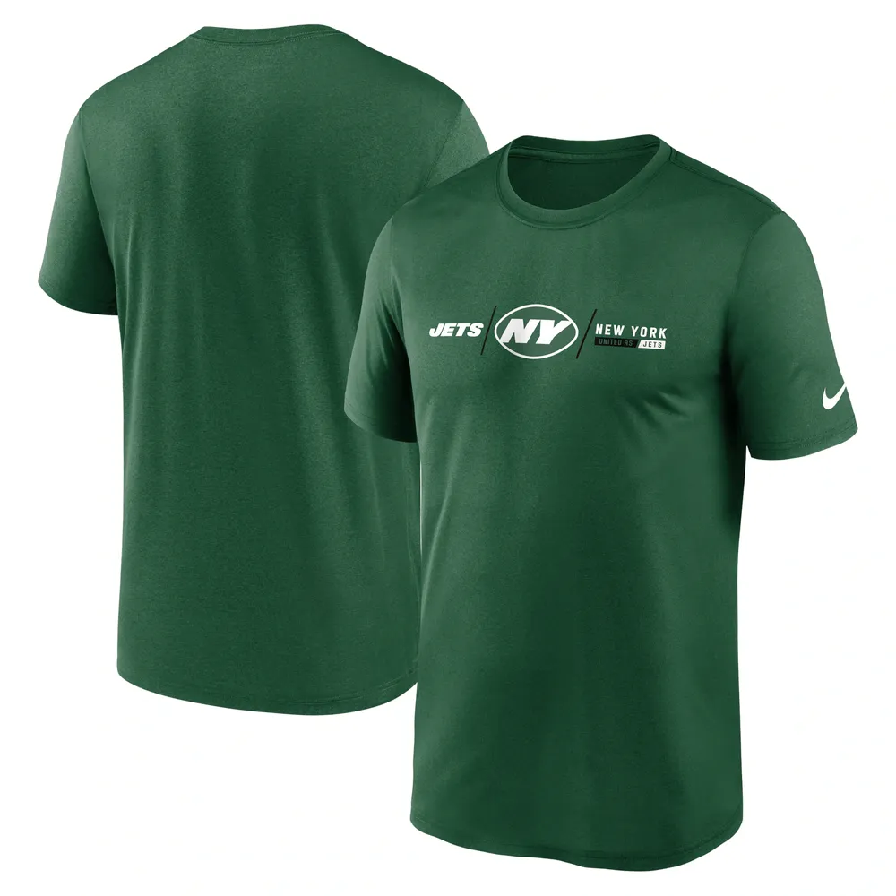 Men's Nike Green New York Jets Performance Sideline Lockup Full