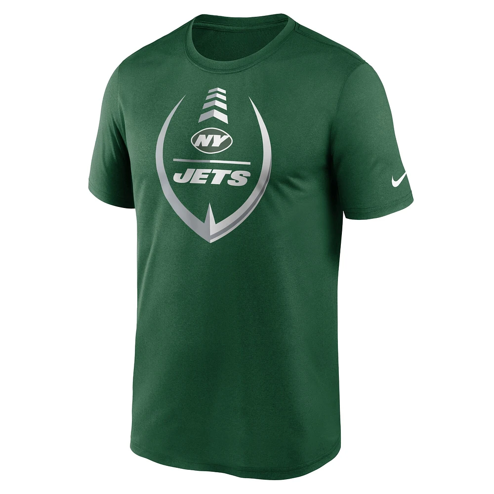 T-shirt Nike vert New York Jets Icon Legend Performance pour homme