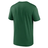 Men's Nike Green New York Jets Legend Yard Lines Performance T-Shirt