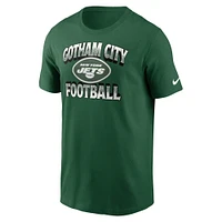 T-shirt local Nike vert New York Jets pour hommes