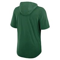 Men's Nike Green New York Jets Lockup Tri-Blend Hoodie T-Shirt