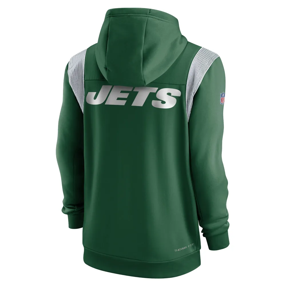 Men's Nike Green New York Jets Sideline Club Fleece Pullover Hoodie