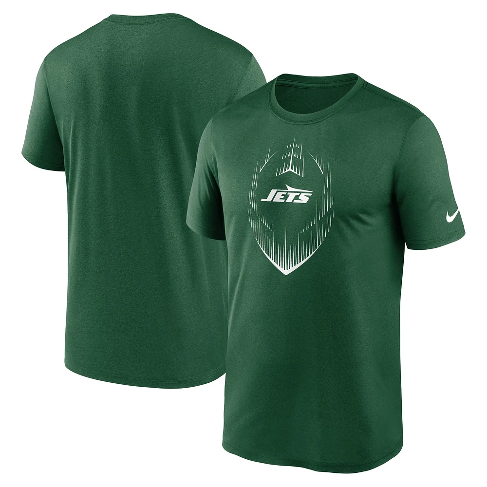 T-shirt Nike pour hommes, vert, New York Jets, Primetime Legend Icon Performance