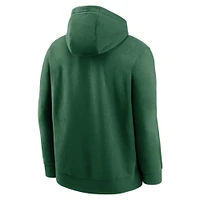 Men's Nike Green New York Jets Rewind Club Logo Pullover Hoodie